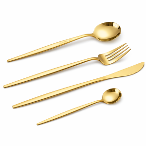 Cutlery Sets 24 piece - Gold, Black or Silver