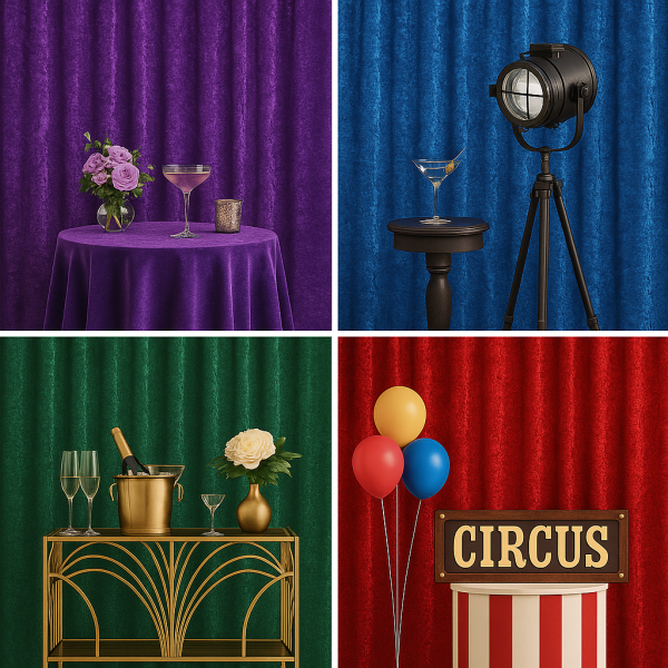 Backdrops - Velvet 3m x 3m  - Various Colours - Image 13