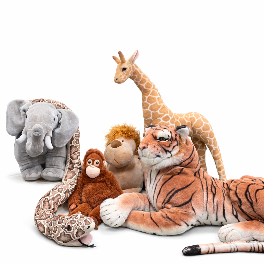 Jungle Safari Animals - 6 Piece