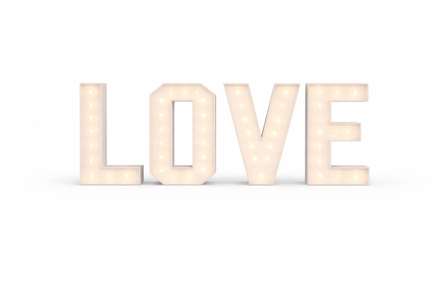 1.2m HUGE Light Up - LOVE