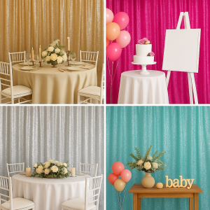 Backdrops - Sequin 2.5 x 3m - Various colours