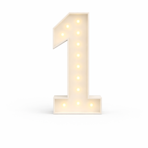 *HUGE 1.2m Light Up - NUMBERS