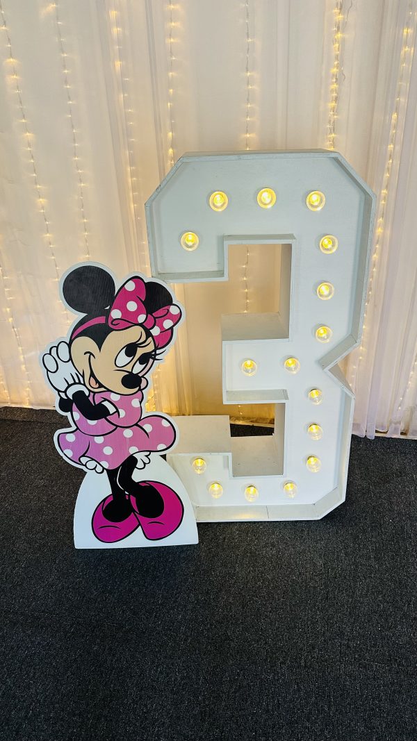 MINNIE MOUSE PINK Corflute Cutout