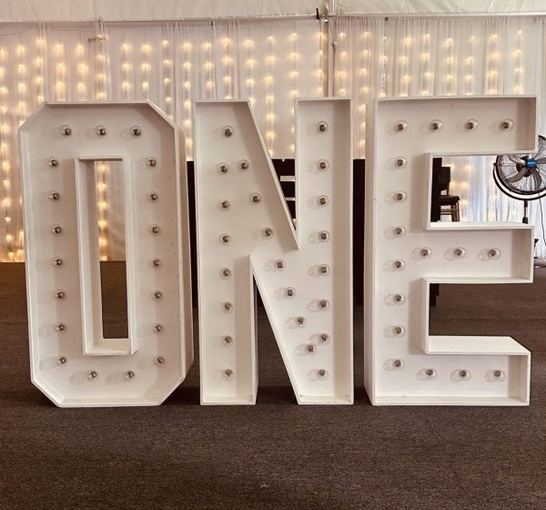 1.2m HUGE Light Up LETTERS - All Variations