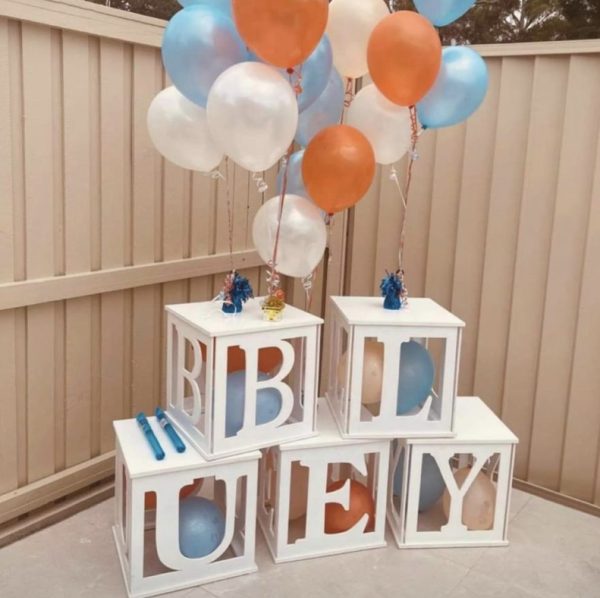 50cm Large Balloon filled Wooden Blocks - All Variations - Image 18