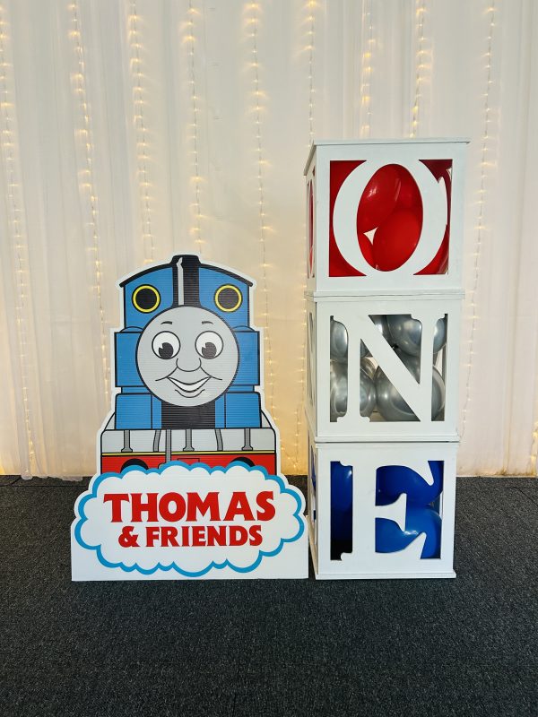 Thomas the tank engine birthday Brisbane party children kids virginia pick up diy cutout one first birthday