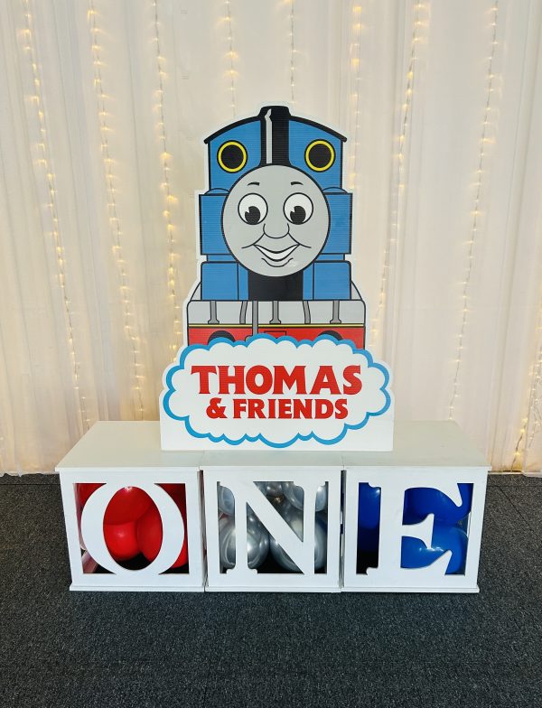Thomas the tank engine birthday Brisbane party children kids virginia pick up diy cutout one first birthday