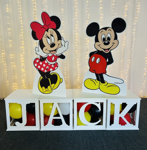 50cm Large Balloon filled Wooden Blocks - All Variations