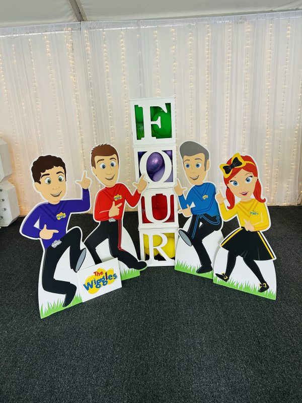 The Wiggles party hire North Brisbane virginia balloon blocks