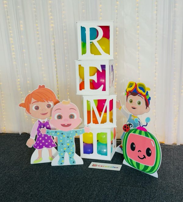 50cm Large Balloon filled Wooden Blocks - All Variations - Image 26