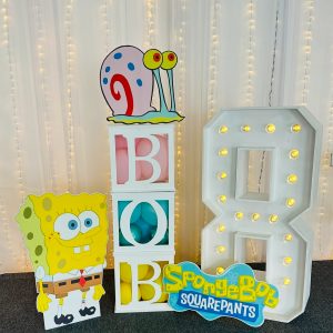 SPONGEBOB Corflute Cutouts - 3pc  BUNDLE