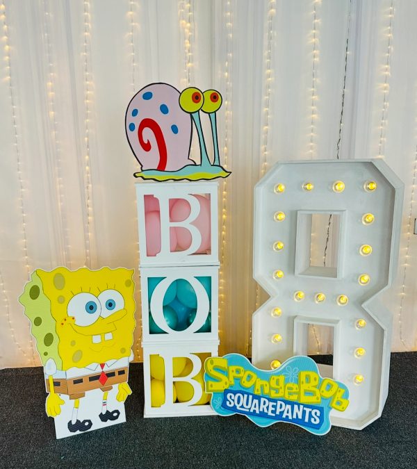 50cm Large Balloon filled Wooden Blocks - All Variations - Image 19