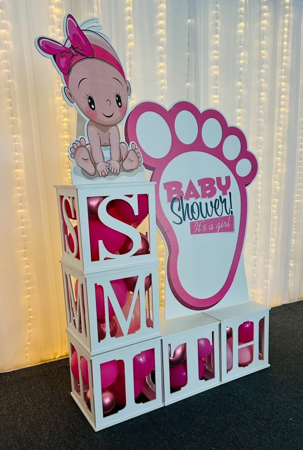 Baby Shower Block & Cutout Bundle - Girl