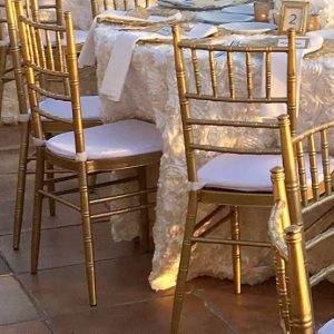 1 x Chair Adults Tiffany - Gold, White or Silver