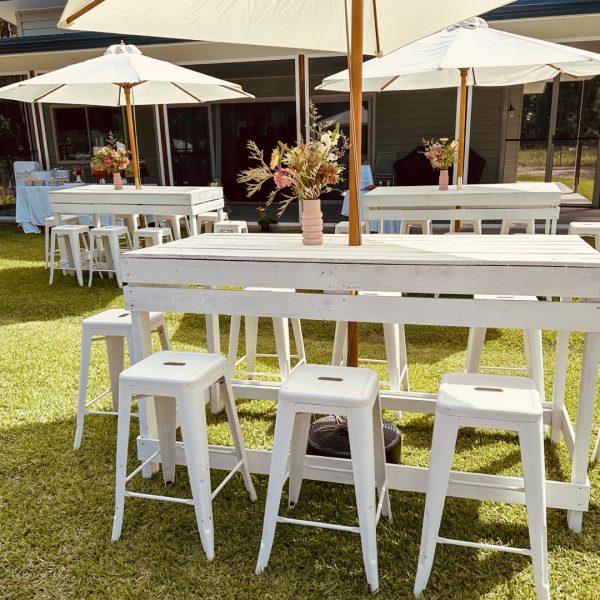 Bar Table 10 Seater WHITE - Various Bundles - Image 2