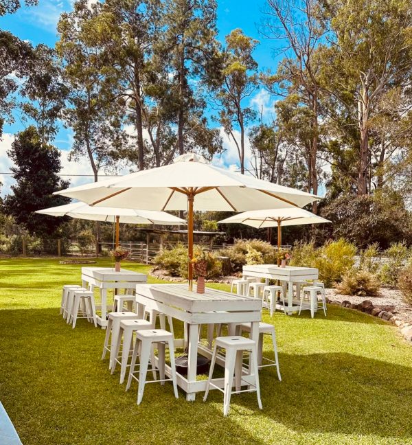 Bar Table 10 Seater WHITE - Various Bundles
