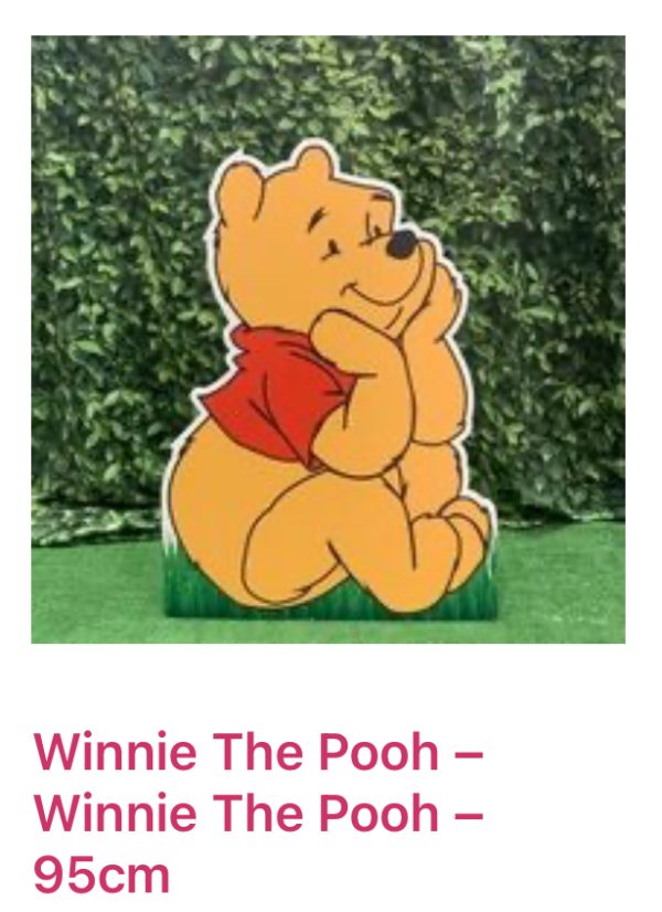 WINNIE THE POOH Corflute Cutout BUNDLE - Image 2