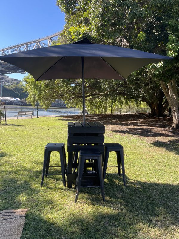 Bar Table 4 Seater BLACK - Various Bundles