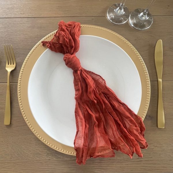 6 Pack Napkin (Cheesecloth) - Various Colours - Image 10