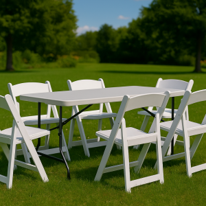 Chairs (Americana) & Table - CLASSIC BUNDLE for 6ppl
