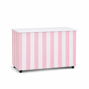 Bar / Cart - Blue or Pink Stripes