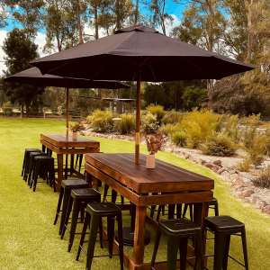 Bar Table 10 Seater RUSTIC - Various Bundles