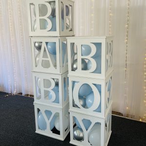 Baby Blocks BABY BOY includes balloons