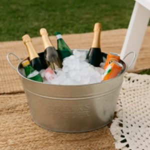 Galvanised Ice Tub