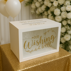 Wishing Well - White Wooden