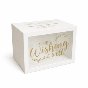 Wishing Well - White Wooden