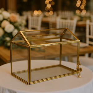 Wishing Well 32cm - Gold Geo