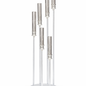 Centrepiece- 8 Arm clear wind light candelabra