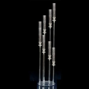 Centrepiece- 8 Arm clear wind light candelabra