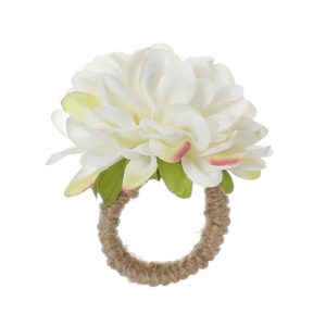 6 Pack floral napkin rings - Various Styles