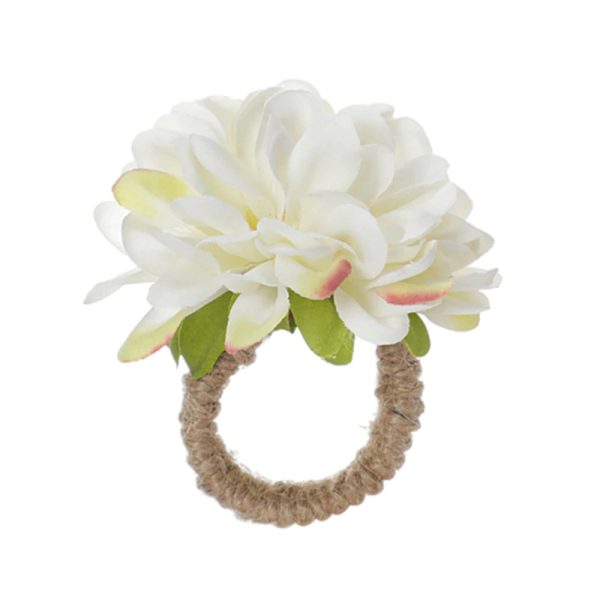 6 Pack floral napkin rings - Various Styles