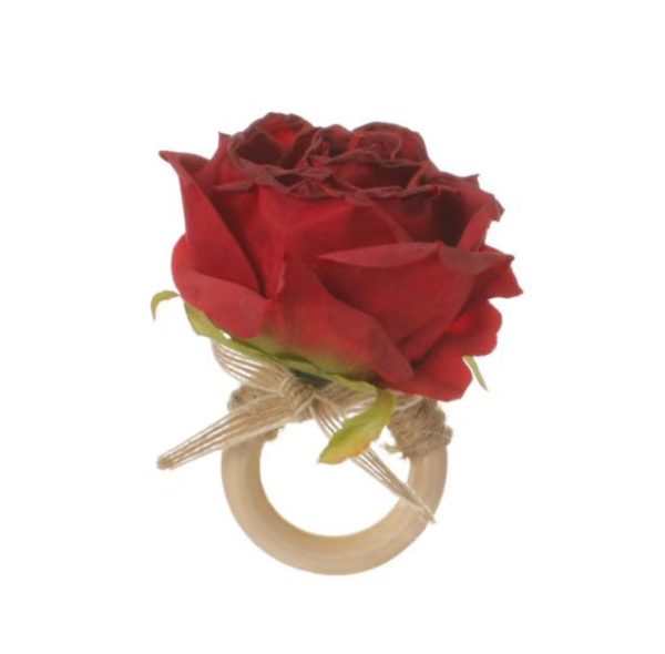 6 Pack floral napkin rings - Various Styles - Image 2