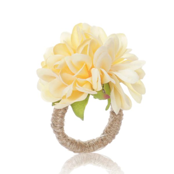6 Pack floral napkin rings - Various Styles - Image 7