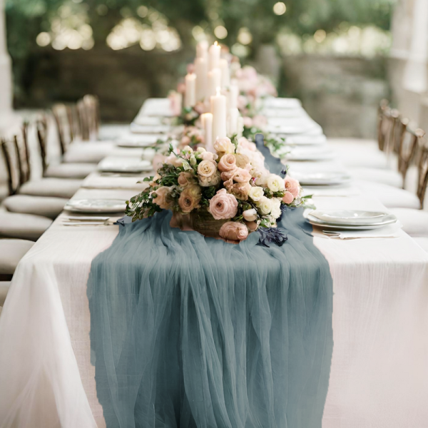 2m / 4m Table Runner Cheesecloth - All Colours - Image 4