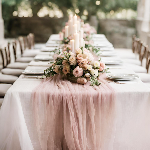 2m / 4m Table Runner Cheesecloth - All Colours - Image 6