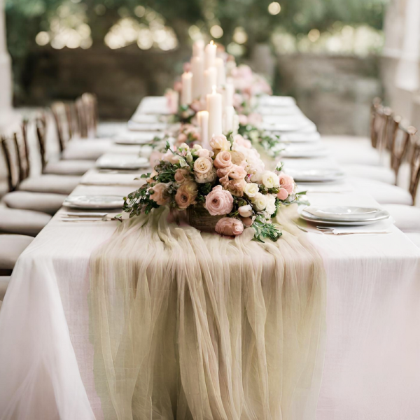 2m / 4m Table Runner Cheesecloth - All Colours - Image 9