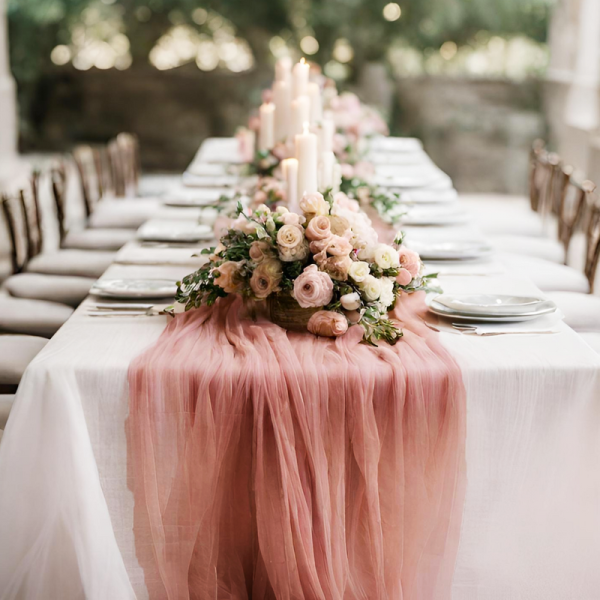 2m / 4m Table Runner Cheesecloth - All Colours - Image 10