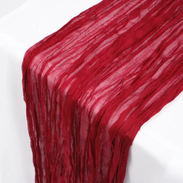 2m / 4m Table Runner Cheesecloth - All Colours - Image 15