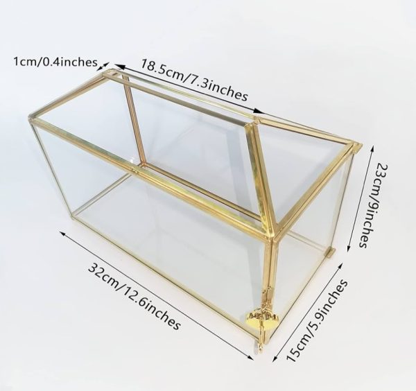 Wishing Well 32cm - Gold Geo - Image 3