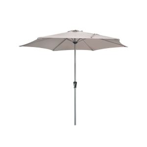 Umbrella & Base - Round 2.7m Stone or Charcoal