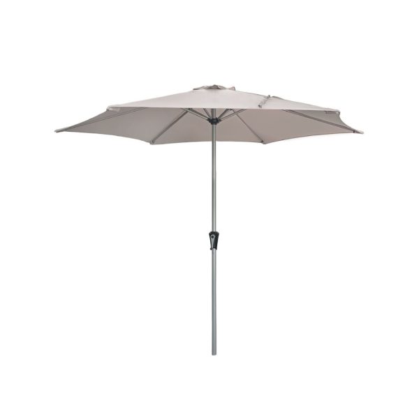 Umbrella & Base - Round 2.7m Stone or Charcoal