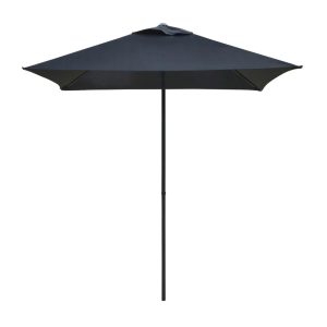 Umbrella & Base - Square 2m Charcoal