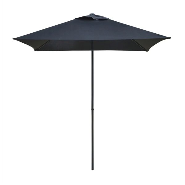 Umbrella & Base - Square 2m Charcoal
