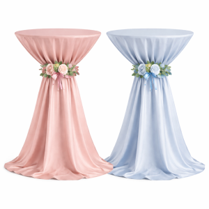 2 Large Bar Tables with Covers